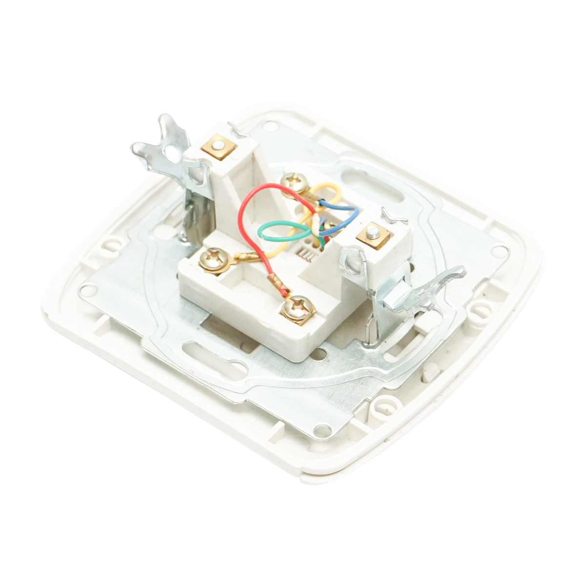 Priza telefon alba RJ11 ST MAKEL incastrata - imagine 4