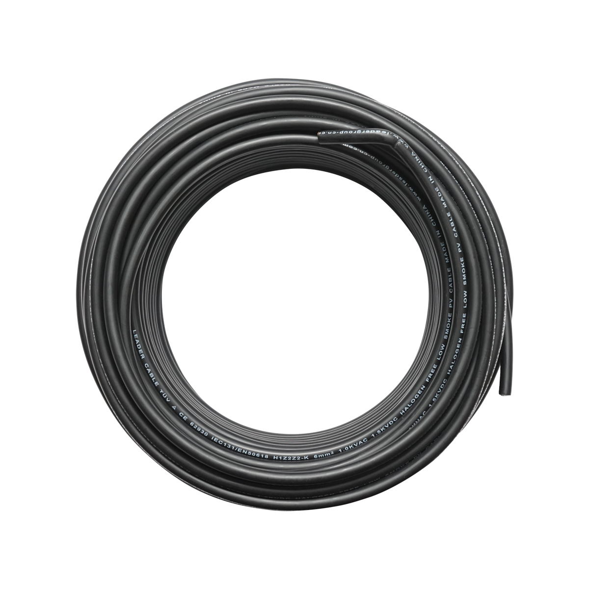 Rola cablu panou solar 6mmx50m negru 1.5KV, H1Z2Z2-K Leader - imagine 2