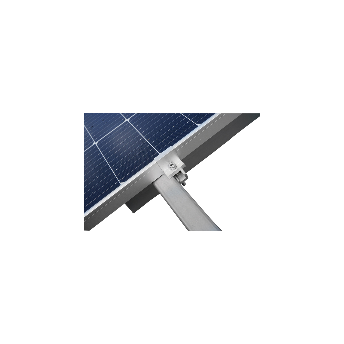 Sistem complet montare, structura cu prindere in beton pentru 22 panouri solare fotovoltaice 12 KW unghi 30 grade Breckner Germany - imagine 3