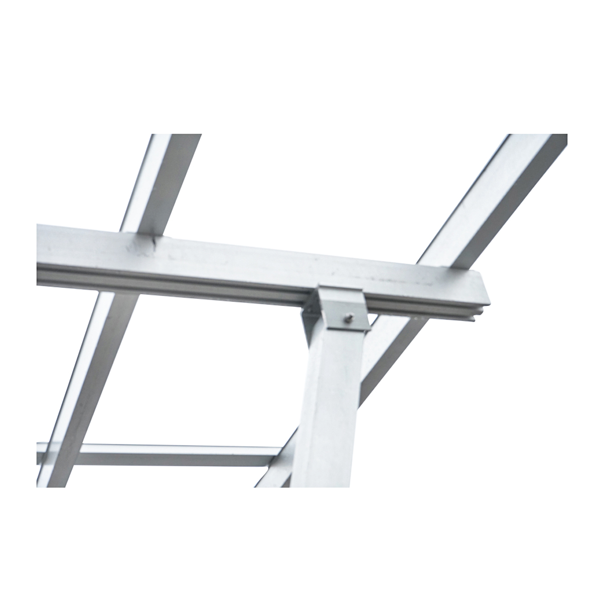 Carport 2 masini din aluminiu cu sistem, structura prinderi panouri solare fotovoltaice 8.25KW - imagine 4