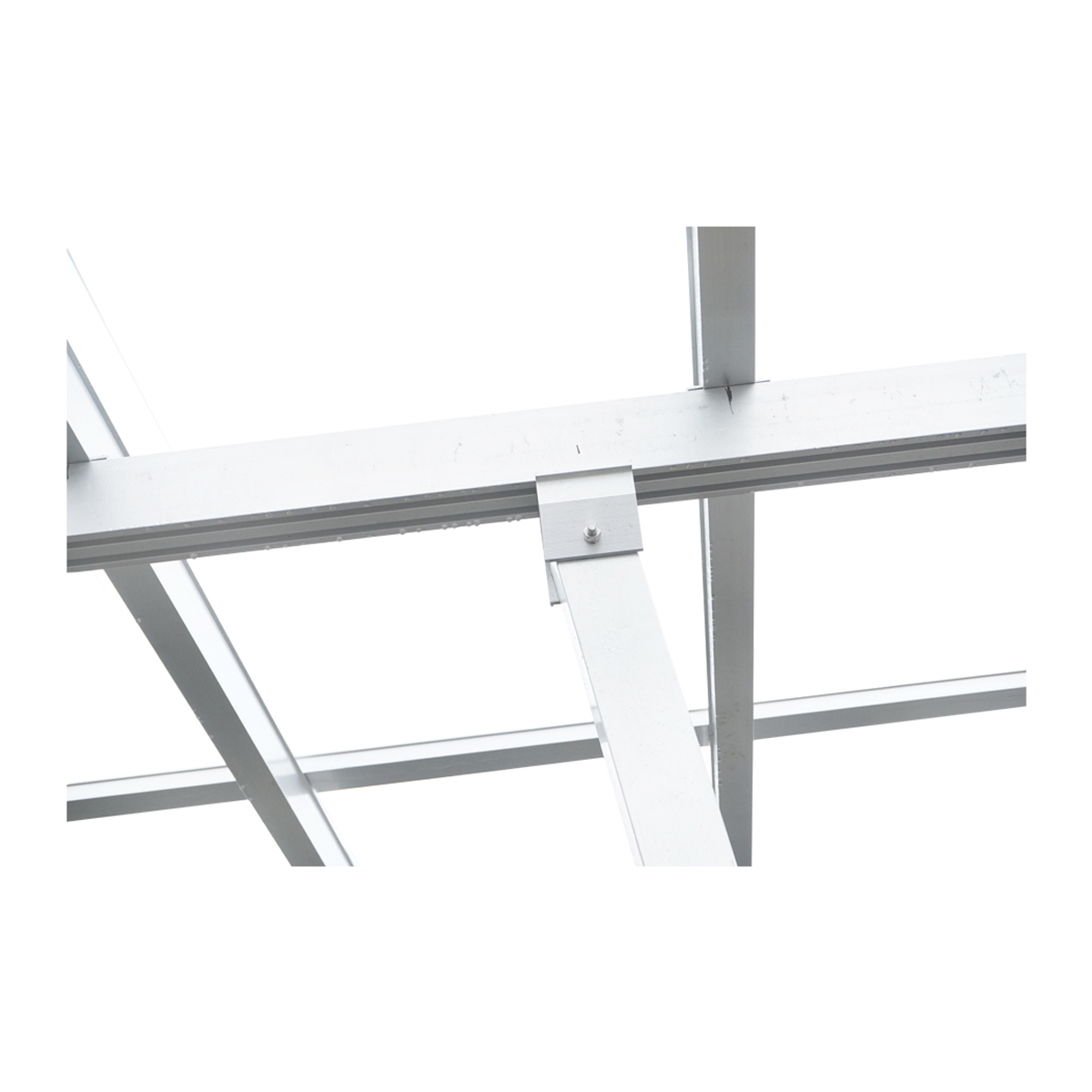 Carport 2 masini din aluminiu cu sistem, structura prinderi panouri solare fotovoltaice 8.25KW - imagine 5