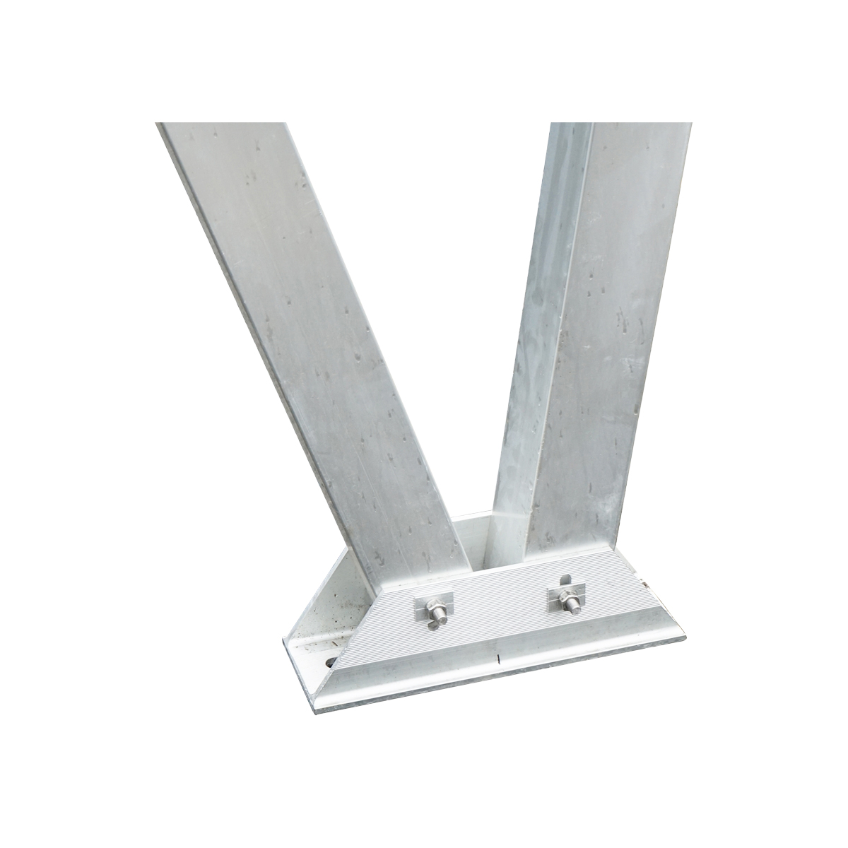 Carport 2 masini din aluminiu cu sistem, structura prinderi panouri solare fotovoltaice 8.25KW - imagine 6