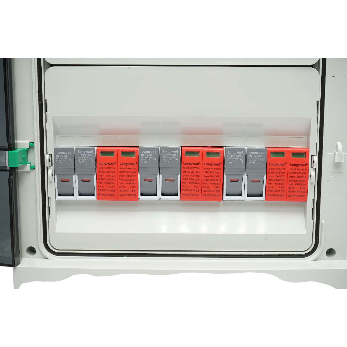 Tablou sigurante de protectie echipat 380V pentru sisteme fotovoltaice 10-20KW DC/AC cu 4 siruri/stringuri - imagine 7