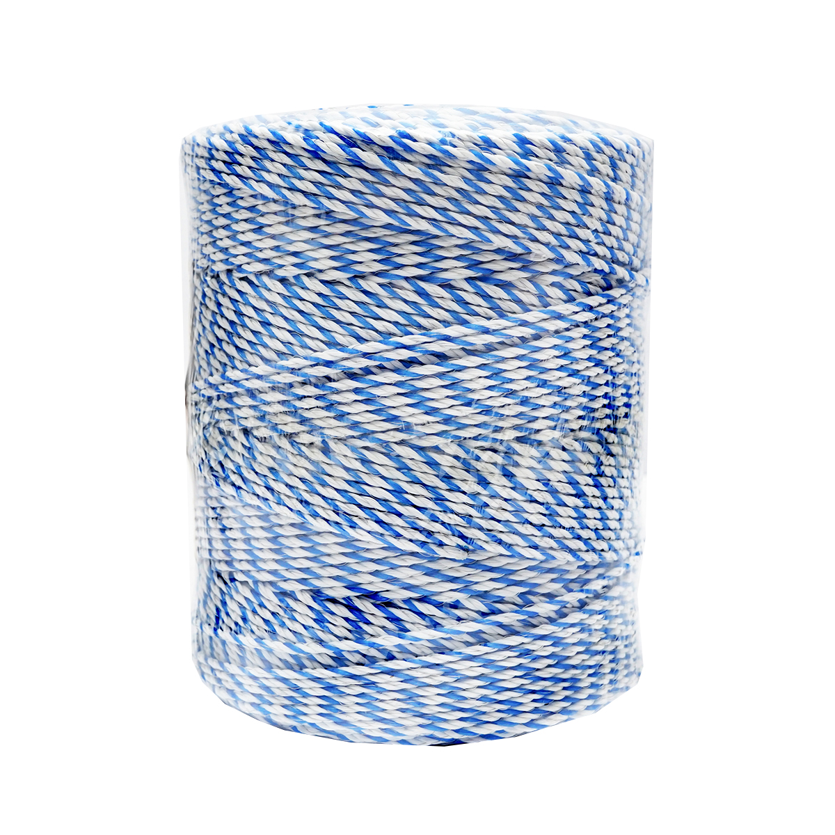 Rola fir alb-albastru fi 3mm insertie metalica 3x0.2mm SS, rezistenta 7.8 Ohm/m, 500m gard electric Thor - imagine 4
