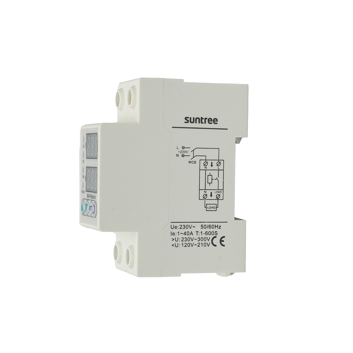 Releu digital 40A pentru monitorizare si protectie subtensiune, supratensiune 220V, LDVP1-40A - imagine 5