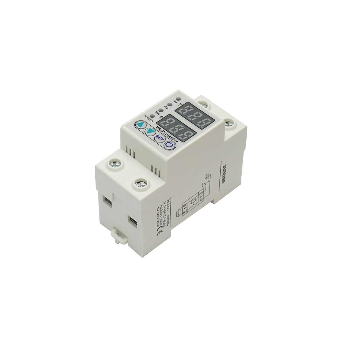 Releu digital 40A pentru monitorizare si protectie subtensiune, supratensiune 220V, LDVP1-40A - imagine 4