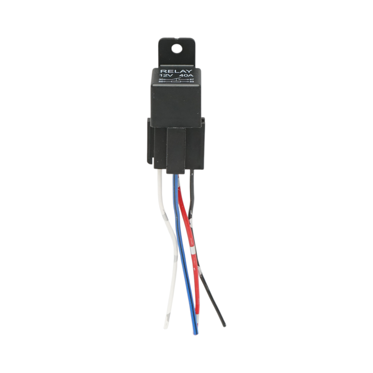 Kit cablaj releu protectie far 12V 40A cu mufa 4 pini universala Breckner Germany - imagine 2