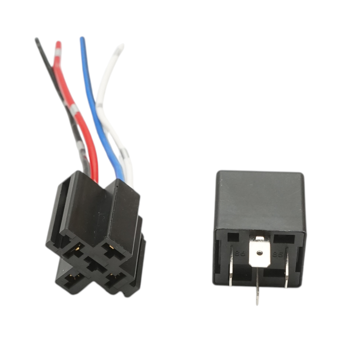Kit cablaj releu protectie far 12V 40A cu mufa 4 pini universala Breckner Germany - imagine 6