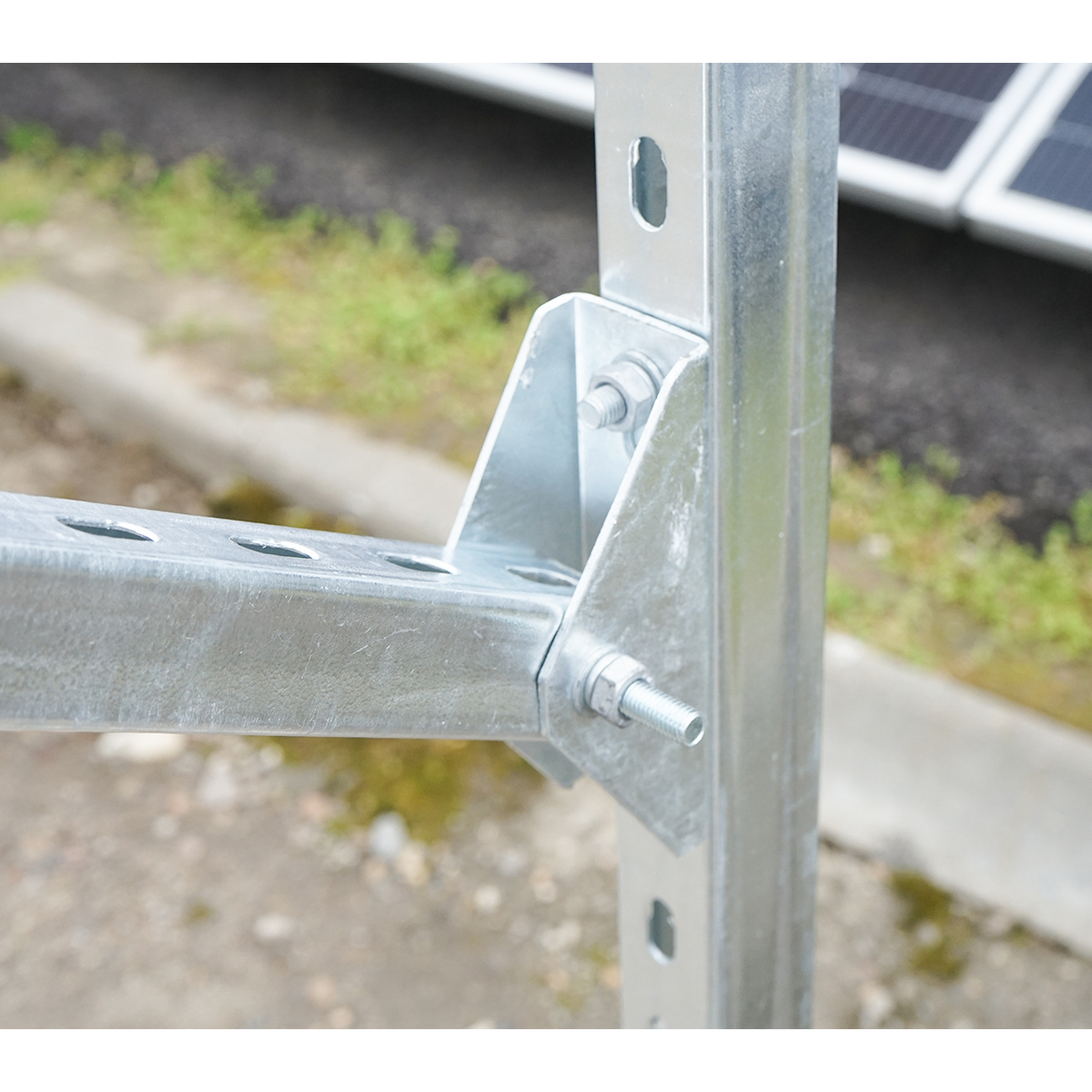 Sistem complet montare, structura pe sol pentru 22 panouri solare fotovoltaice 13KW unghi 25 grade Breckner Germany - imagine 5