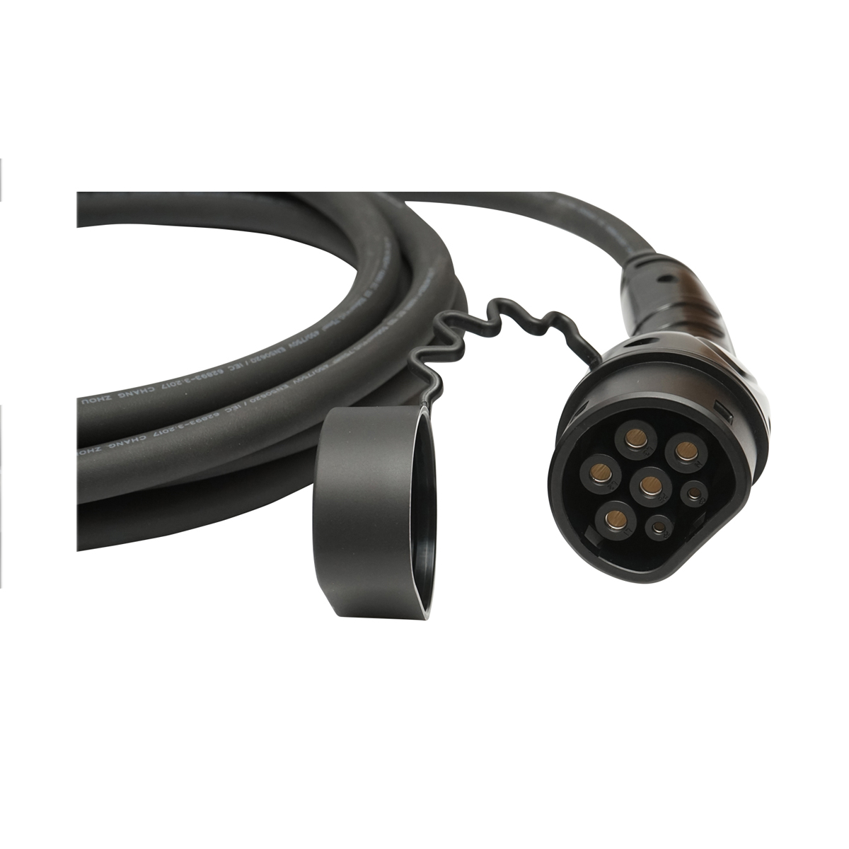 Cablu incarcare 380V, 5M, Type 2 pentru masini electrice 22KW, 32A, trifazic IP55 - imagine 3