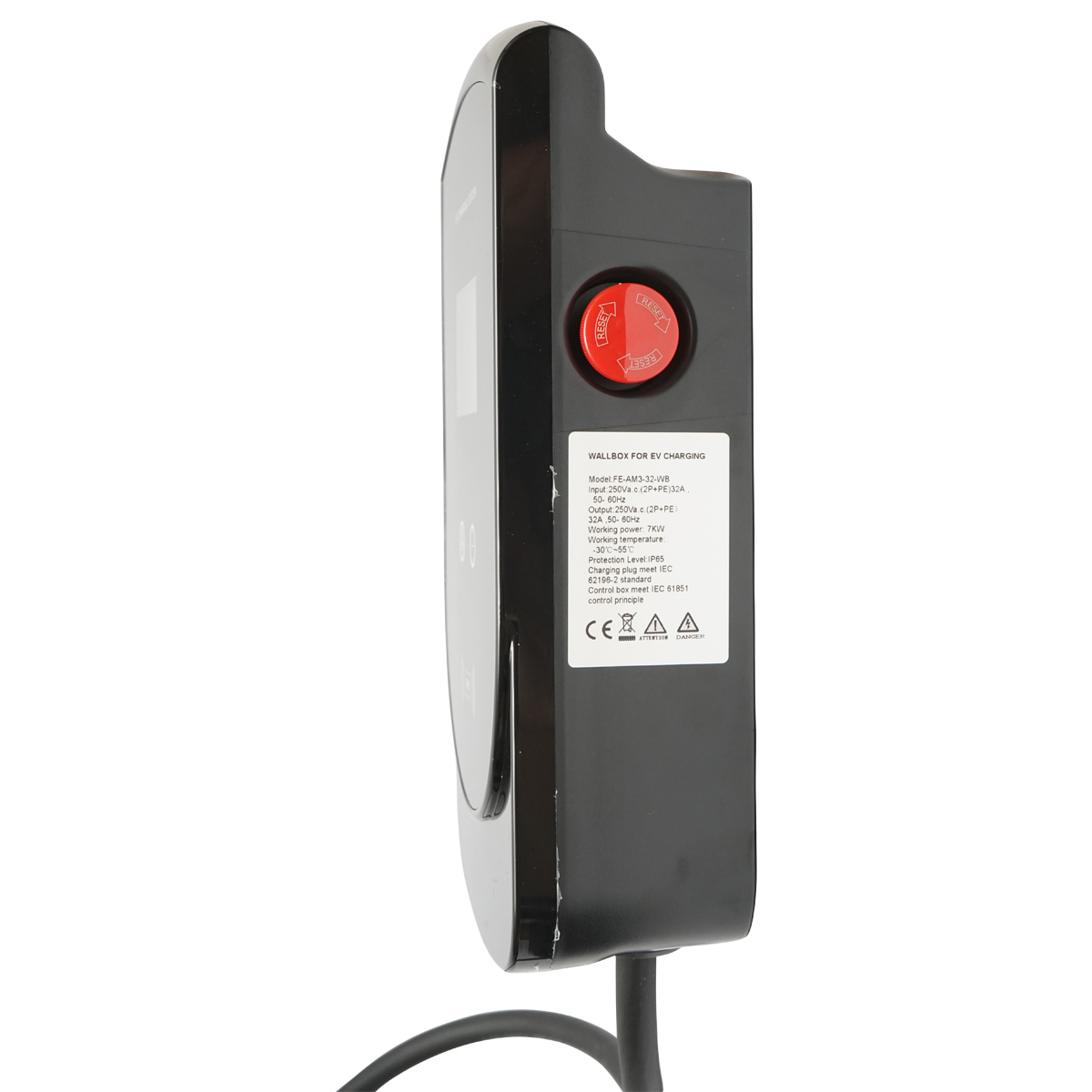 Statie incarcare de perete 230V, Type 2, 5M, 7KW, 32A Breckner Germany - imagine 3