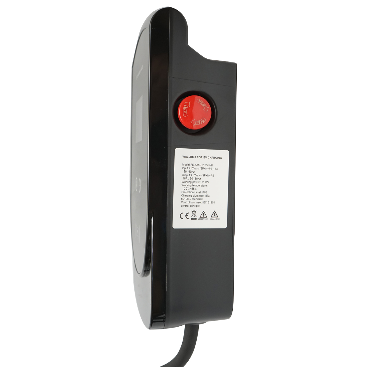 Statie incarcare de perete 380V, 5M, Type 2, 11KW, 16A, cu conector - imagine 3