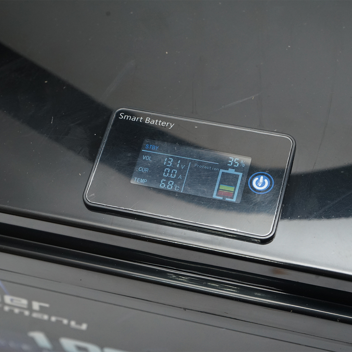 Baterie Li-ion LiFePO4 12.8V, 100Ah (deep cycle) cu BMS, LCD display si protectie temperatura Breckner Germany - imagine 4