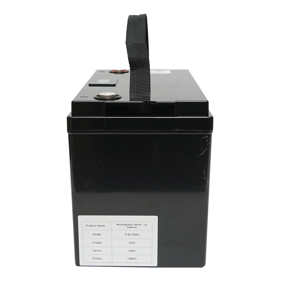 Baterie Li-ion LiFePO4 12.8V, 100Ah (deep cycle) cu BMS, LCD display si protectie temperatura Breckner Germany - imagine 2