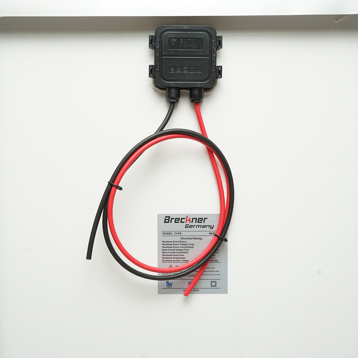 Panou solar 100W fotovoltaic monocristalin 1030x460x30mm Breckner Germany - imagine 4