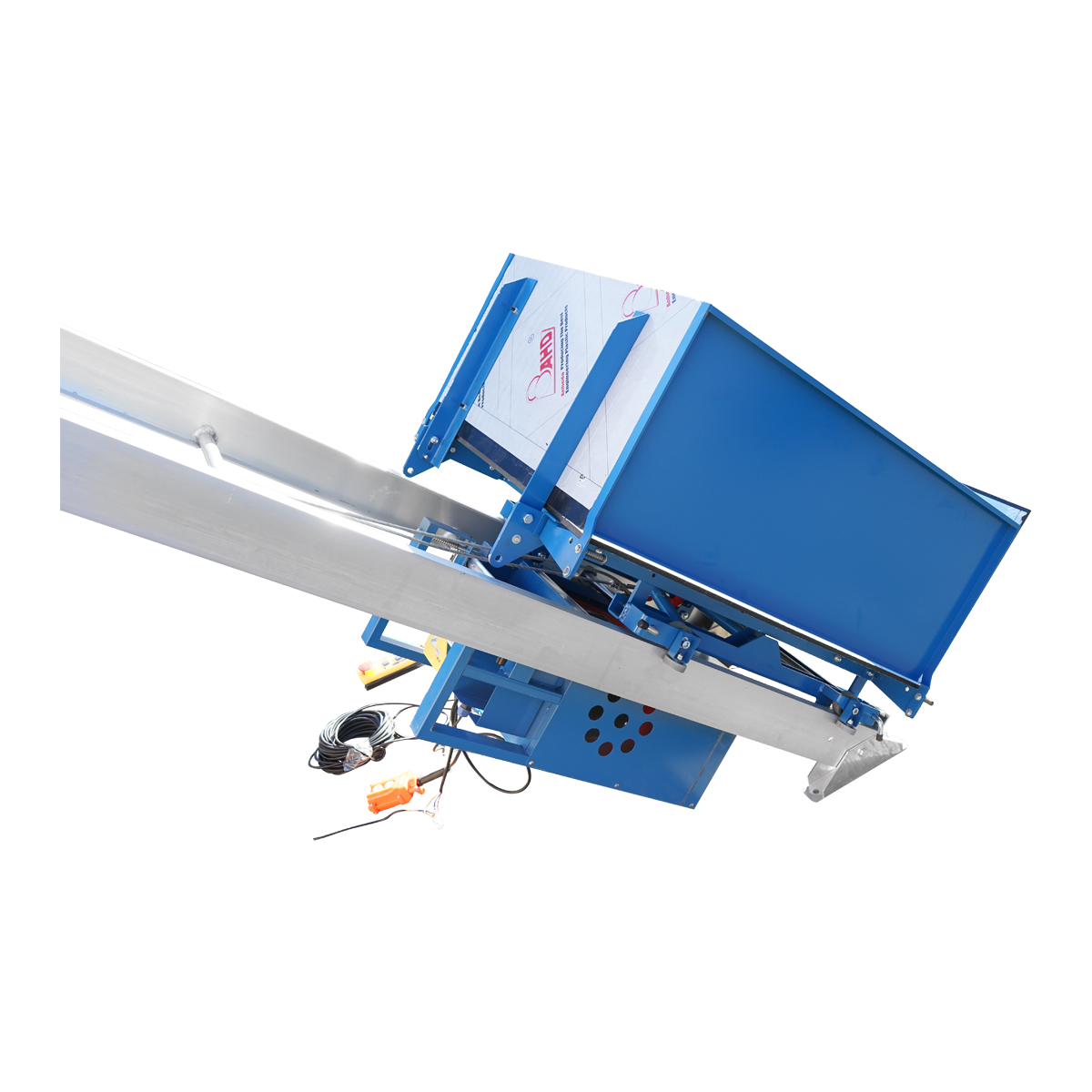 Lift pentru panouri solare, 19m, 200kg, cu telecomanda 220V - imagine 8