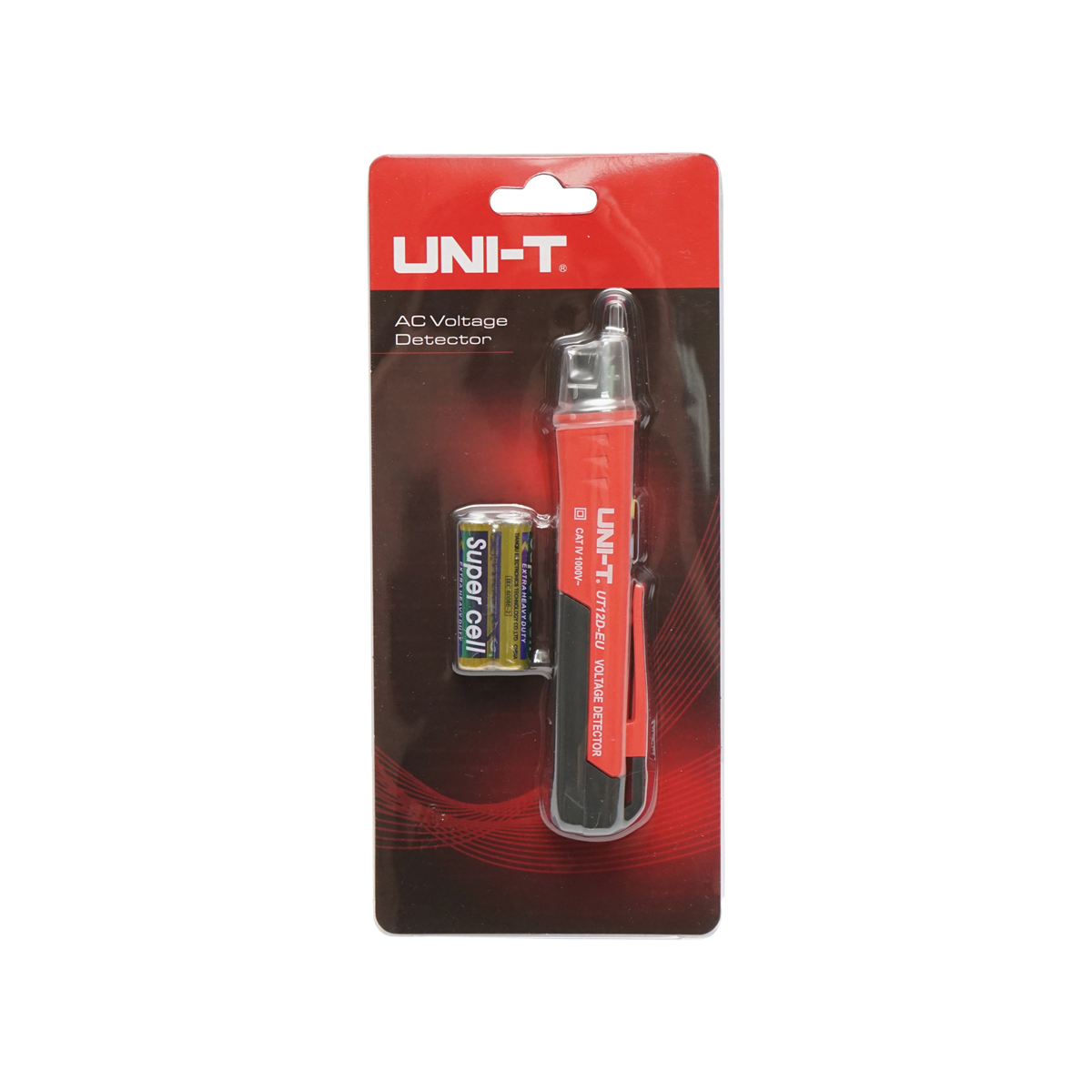 Tester, detector tensiune AC 90-1000V fara contact UT12D-EU UNI-T - imagine 2