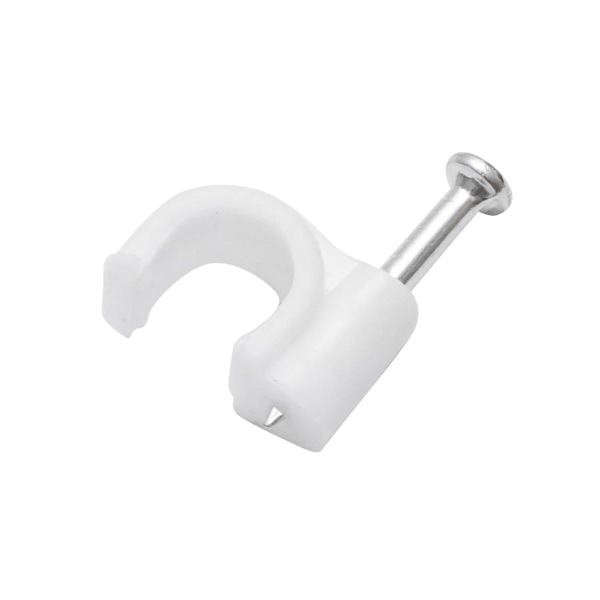 Clema cui 6mm pentru fixare cablu, 100 buc - imagine 2