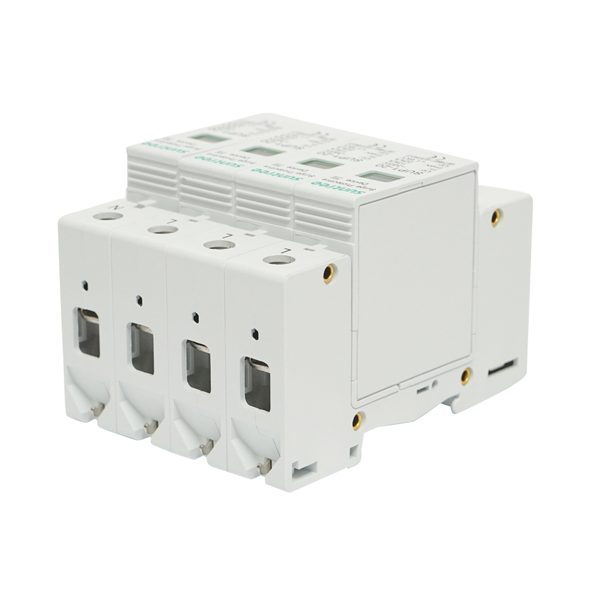 Descarcator la supratensiune cu semnalizare pentru sisteme fotovoltaice 4P, SUP1-20, 385V Suntree - imagine 4