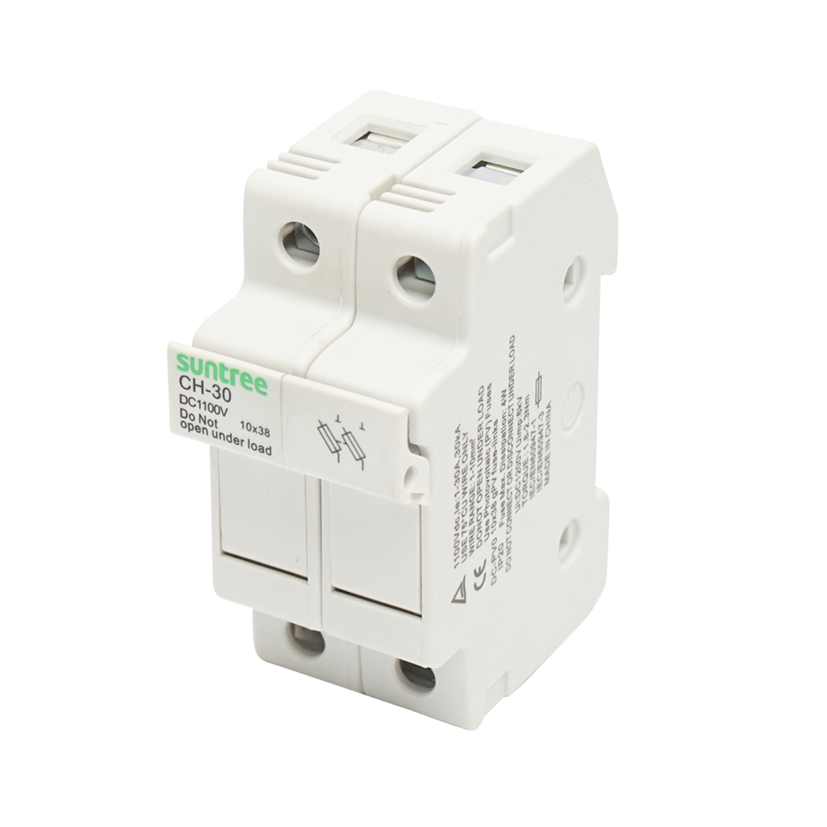 Soclu, separator fuzibil gPV pentru sisteme fotovoltaice 2P, 1100V Suntree - imagine 3