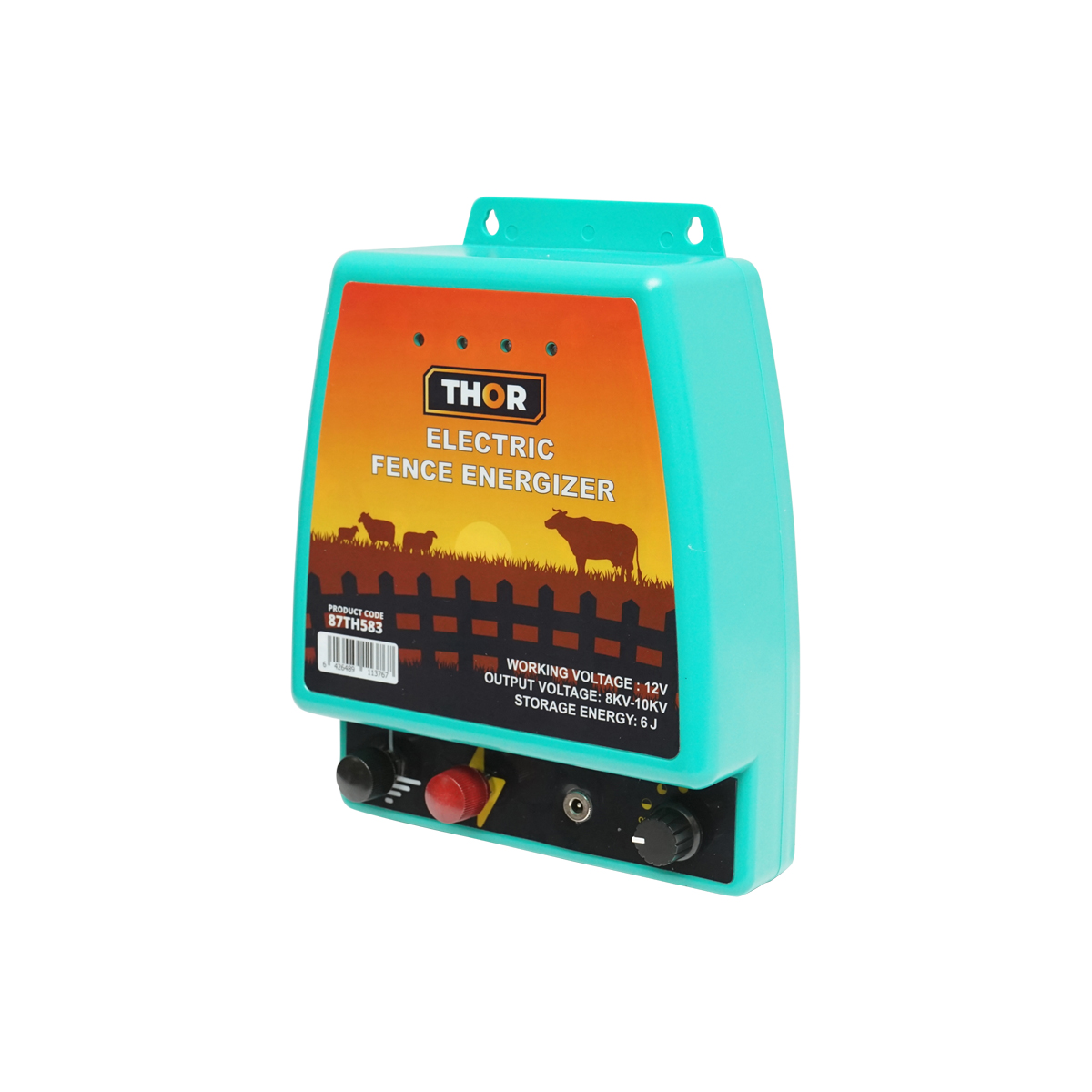 Aparat generator de impulsuri 6 Joule pentru gard electric 12V/220V Thor - imagine 3