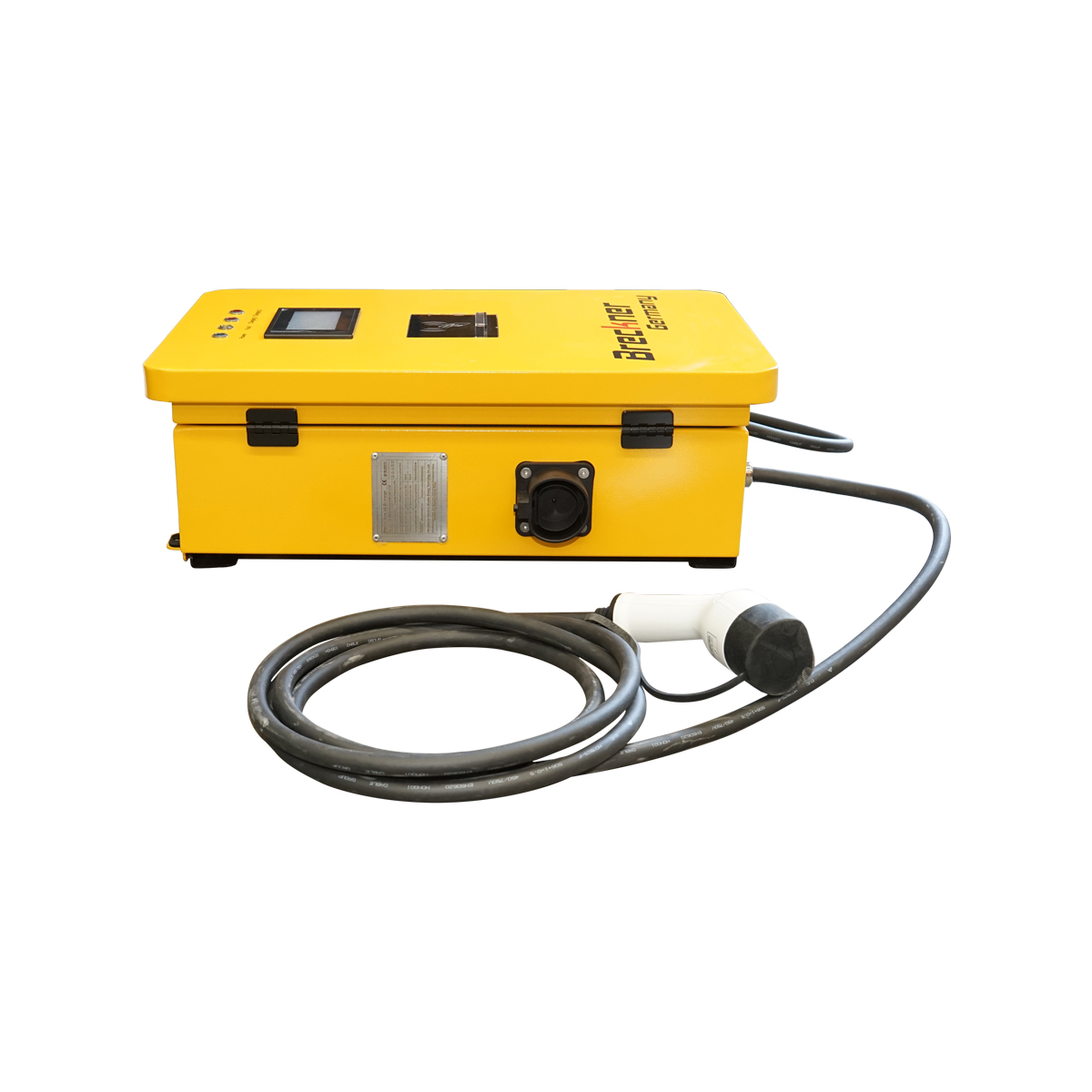 Statie de incarcare 380V, Type 2, 5M, AC 22KW cu 2 conectori, montaj pe perete - imagine 2