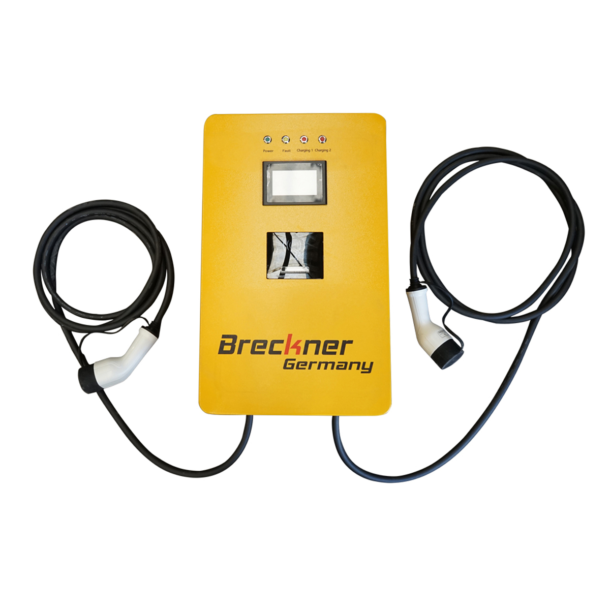 Statie de incarcare 380V, Type 2, 5M, AC 22KW cu 2 conectori, montaj pe perete