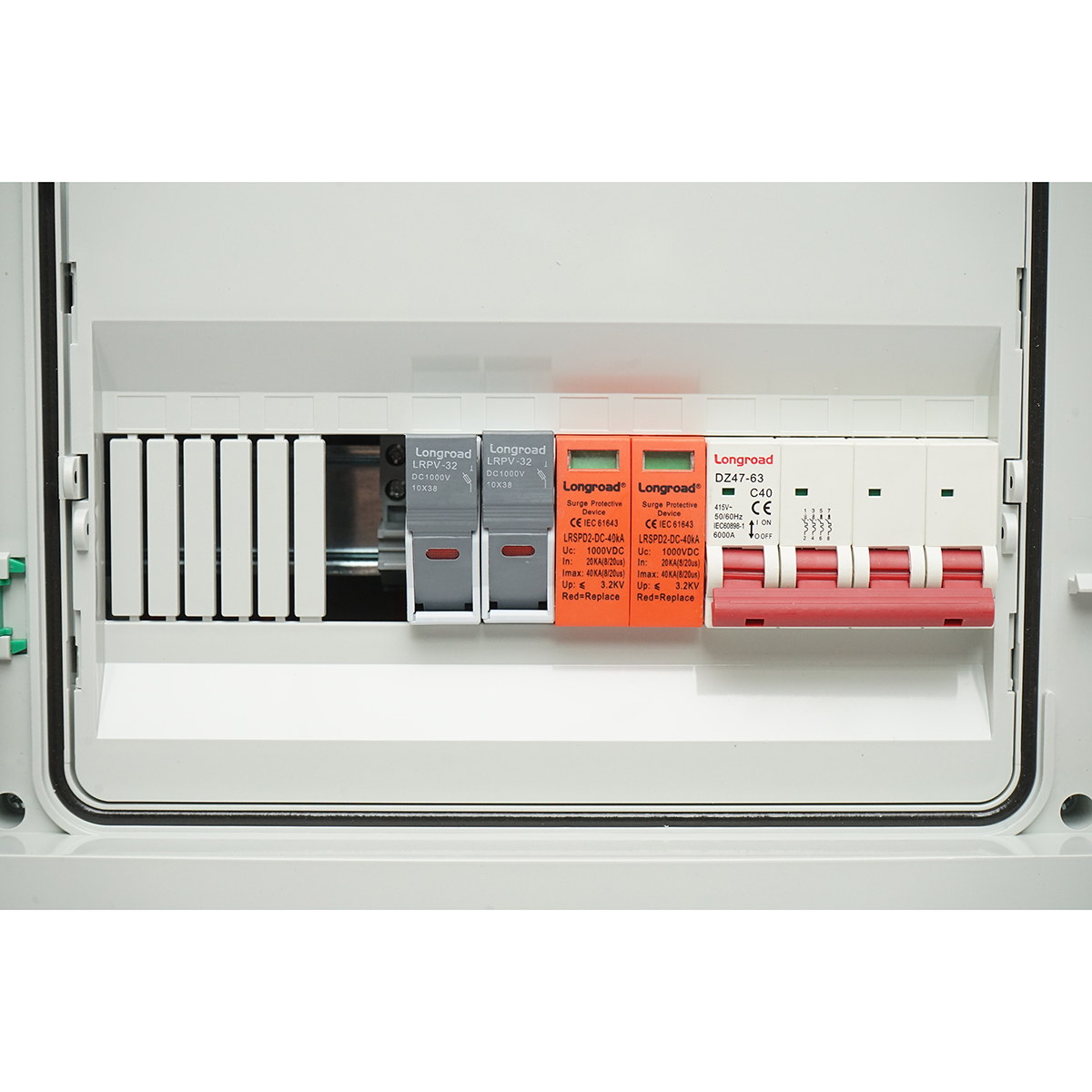 Tablou sigurante echipat DC/AC pentru sistem 380V  5-10KW cu invertoare ON/OFF Grid prosumator - imagine 3