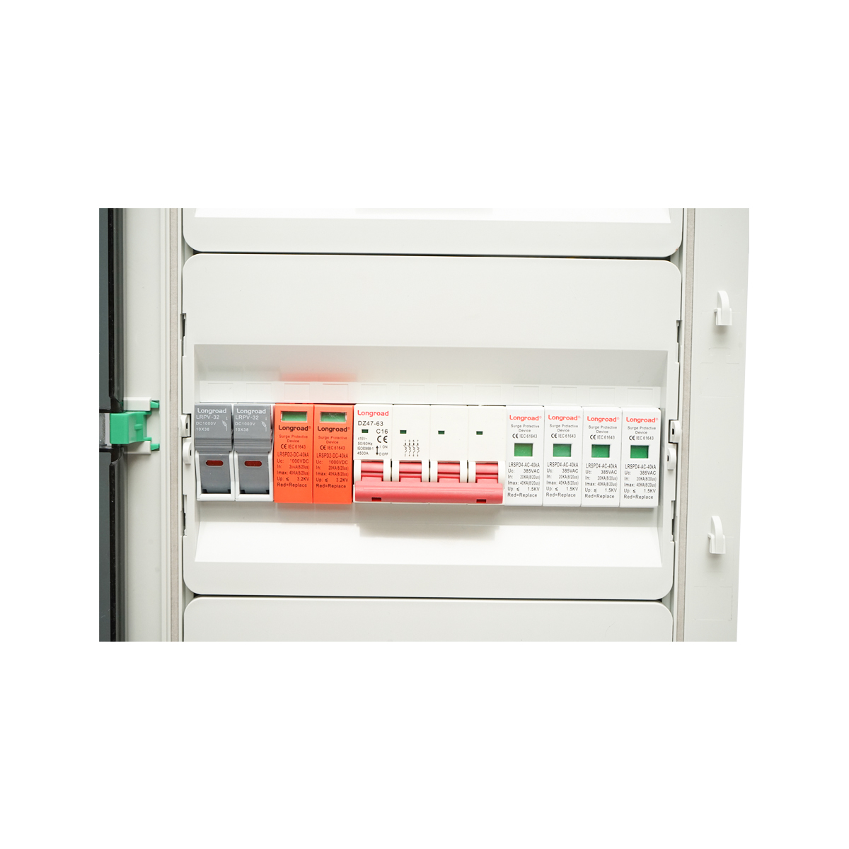 Tablou sigurante echipat DC/AC pentru sisteme fotlvotaice 10-20KW cu invertoare ON/OFF Grid prosumator - imagine 5