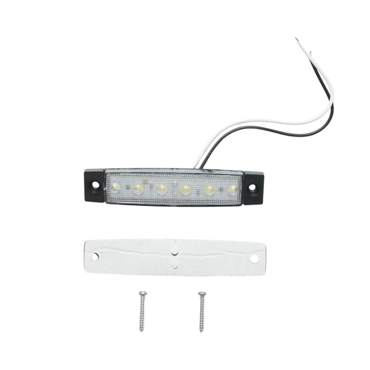 Lampa laterala LED 12-24V alba 96x20x8mm Breckner Germany - imagine 2