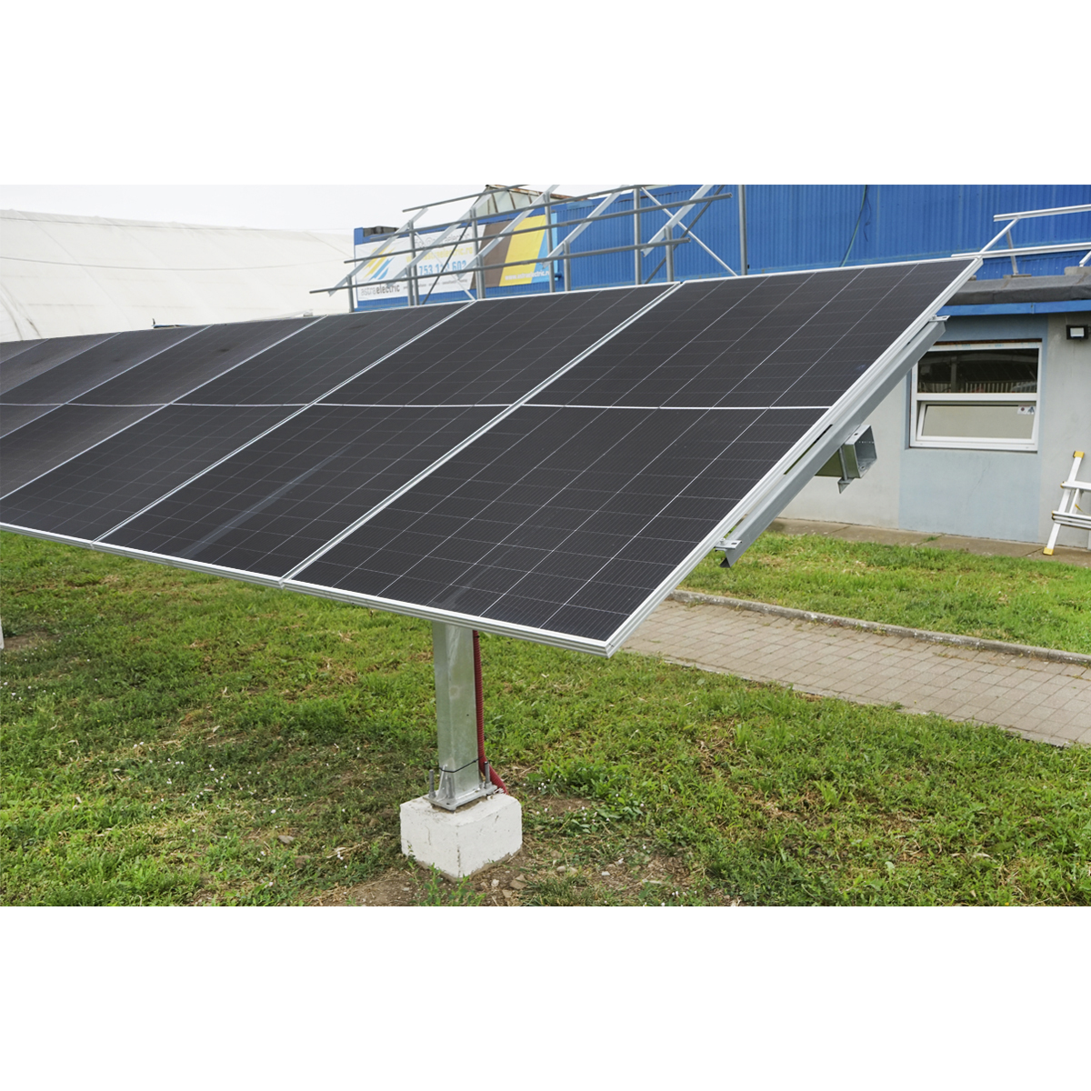 Sistem complet montare, structura tracker solar automat 14,75 KW, 1 rand Breckner Germany - imagine 4
