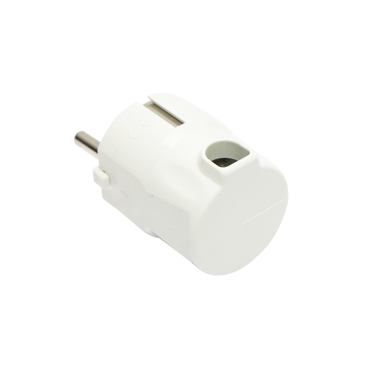 Stecher Schuko cu impamantare alb 16A, 250V Breckner Germany - imagine 2