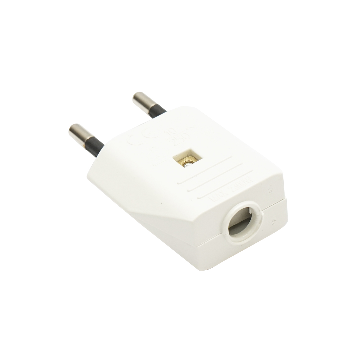 Stecher plat, ingust  10A, 250V max 2300W Breckner Germany - imagine 2