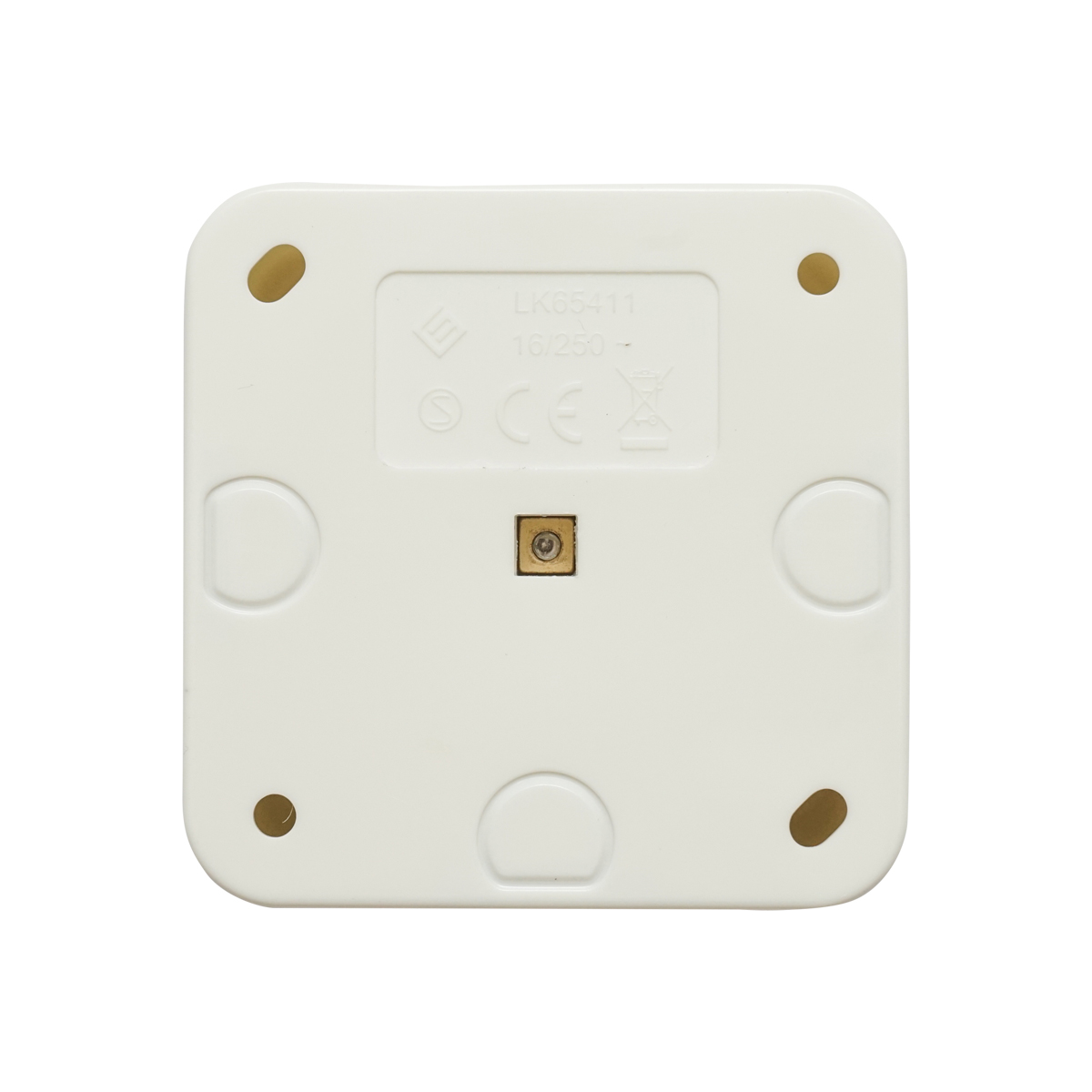 Priza Schuko cu 1 intrare, impamantare alba PT 16A, 250V aplicata cu protectie pentru copii Breckner Germany - imagine 2