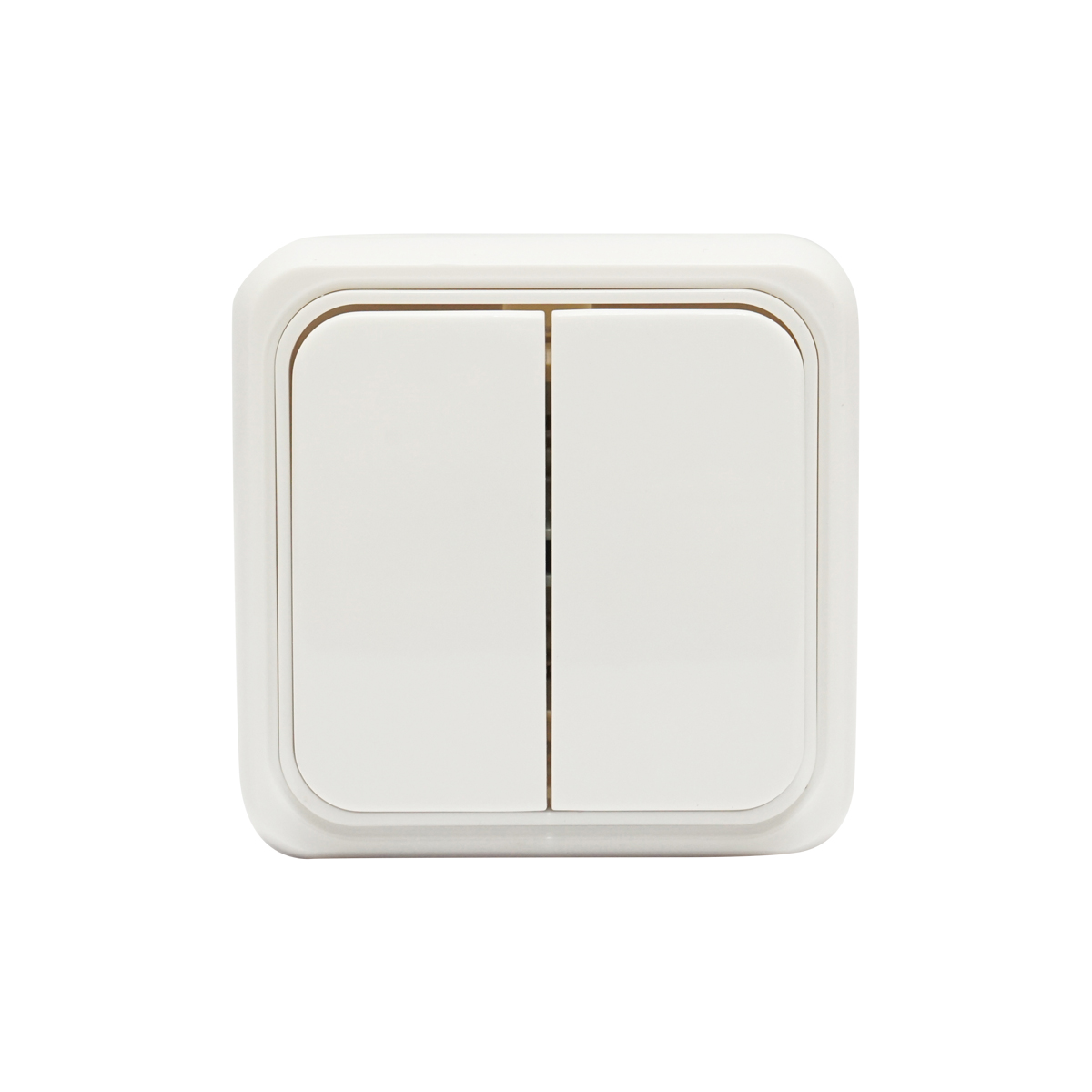 Intrerupator dublu aplicat PT, 10AX, 250V Breckner Germany