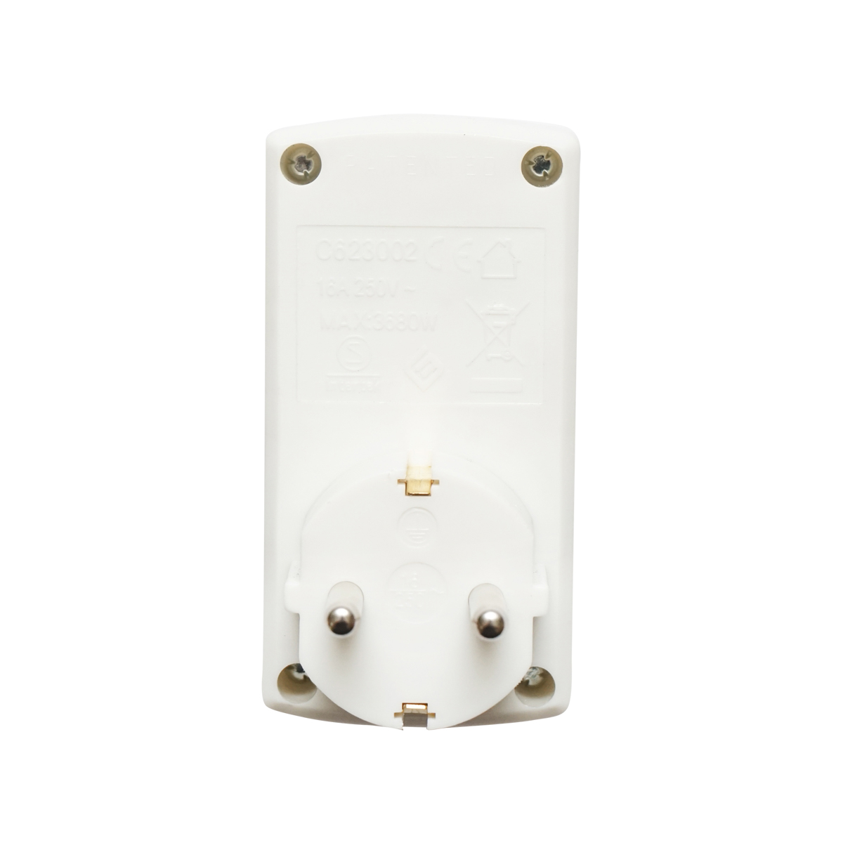 Dublu stecher Schuko 16A, 250V, max 3680W Breckner Germany - imagine 4