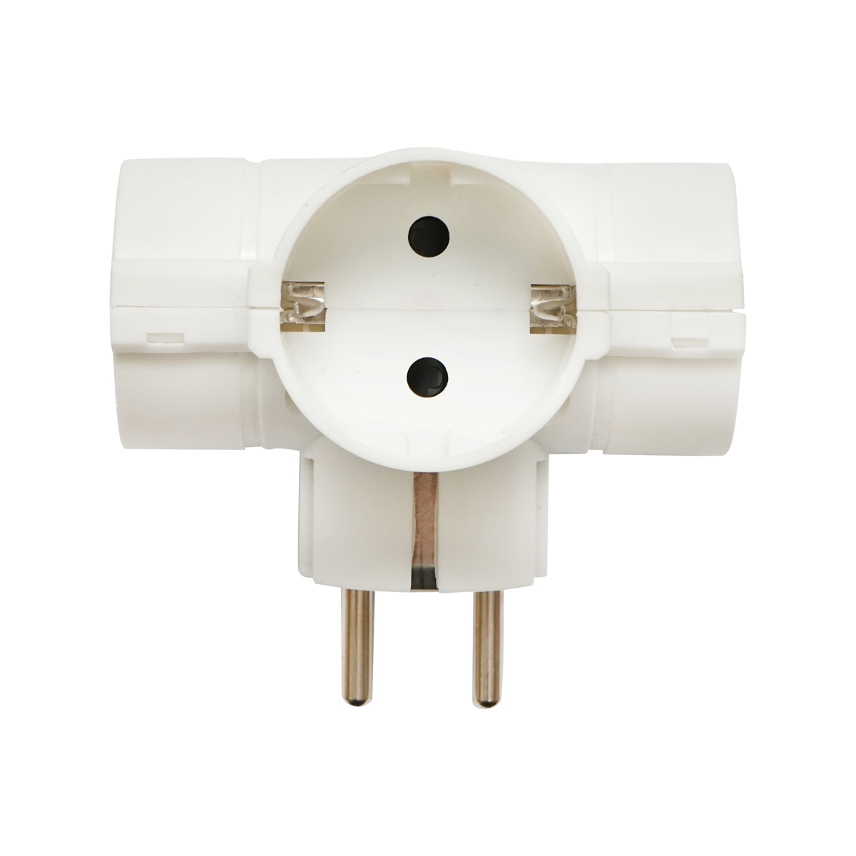 Triplu stecher Schuko 16A, 230V, 3680W Breckner Germany - imagine 2