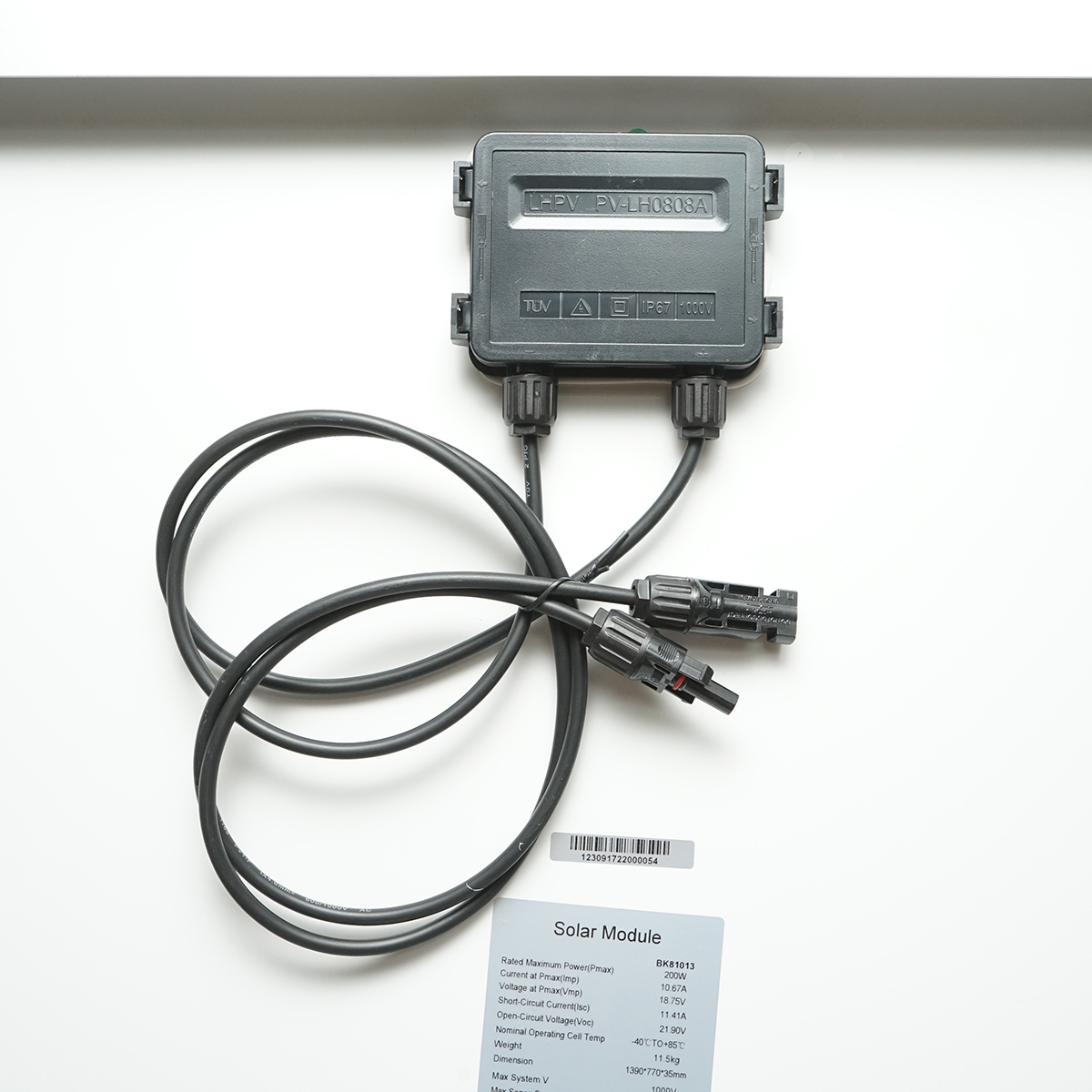 Kit incarcare triciclu electric cu panou solar fotovoltaic 200W si controler MPPT 12A, 12-50V Breckner Germany - imagine 5