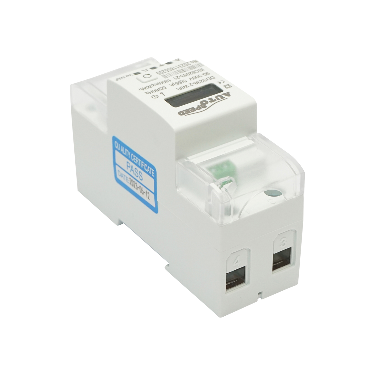 Smart Meter monofazic 220V, 65A, DDS238-2 WIFI Tuya, Smart Life, contor inteligent energie si putere electrica - imagine 3