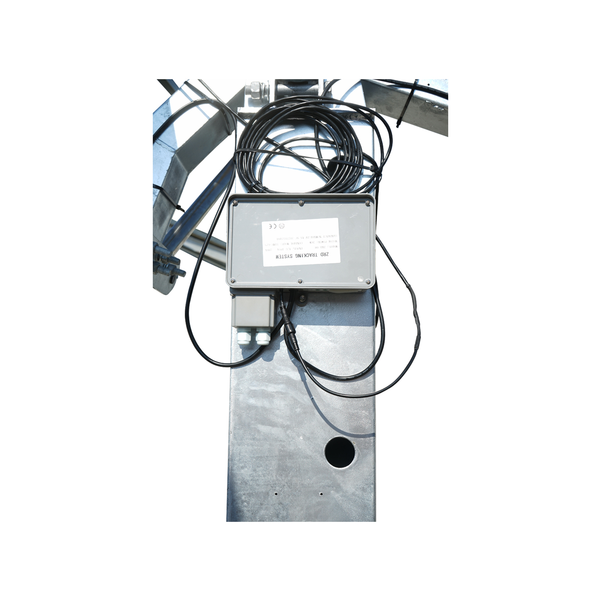 Sistem complet montare, structura tracker solar automat 4.7 KW, 8 panouri de 590W cu GPS si senzor vant Breckner Germany - imagine 6