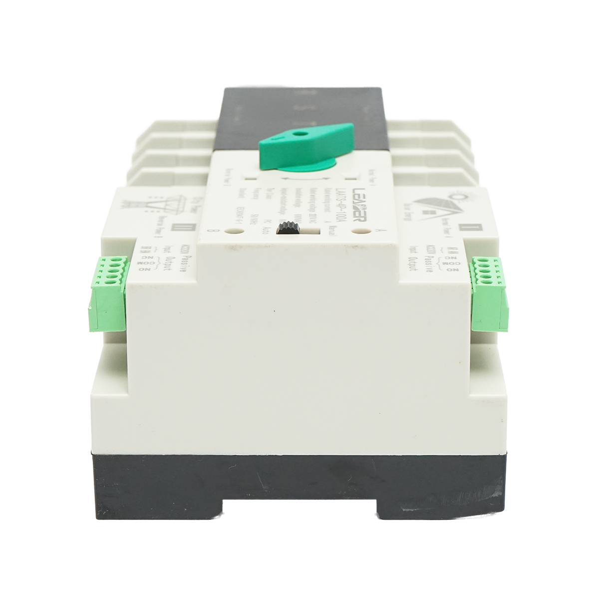 Comutator ATS trifazat 400V Dual Power, separator automat de la panouri fotovoltaice la retea ATS-4P-63A Leader - imagine 4