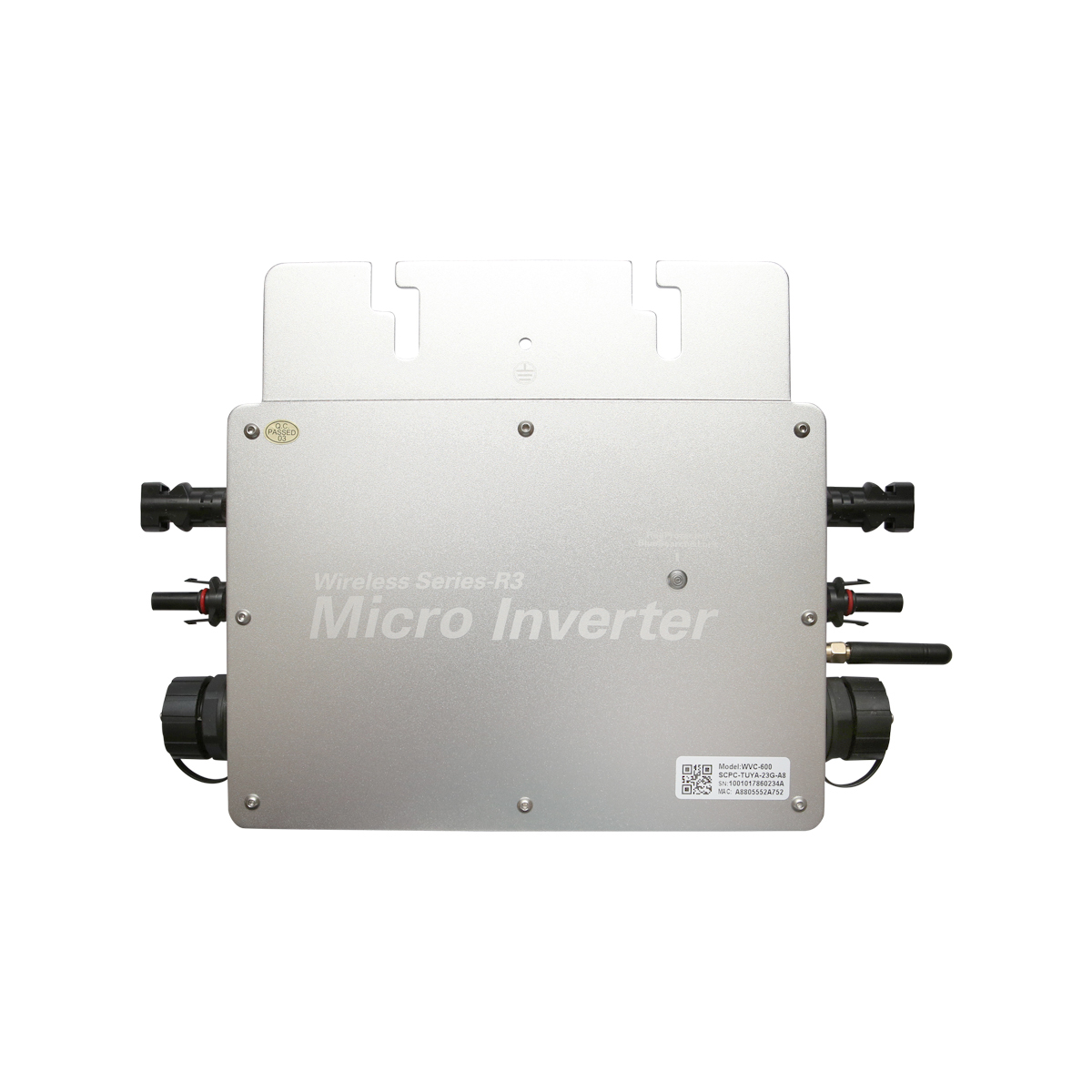 Microinvertor pentru 2 panouri solare fotvoltaice 300W, 230V, WiFi, IP65, MPPT - imagine 2