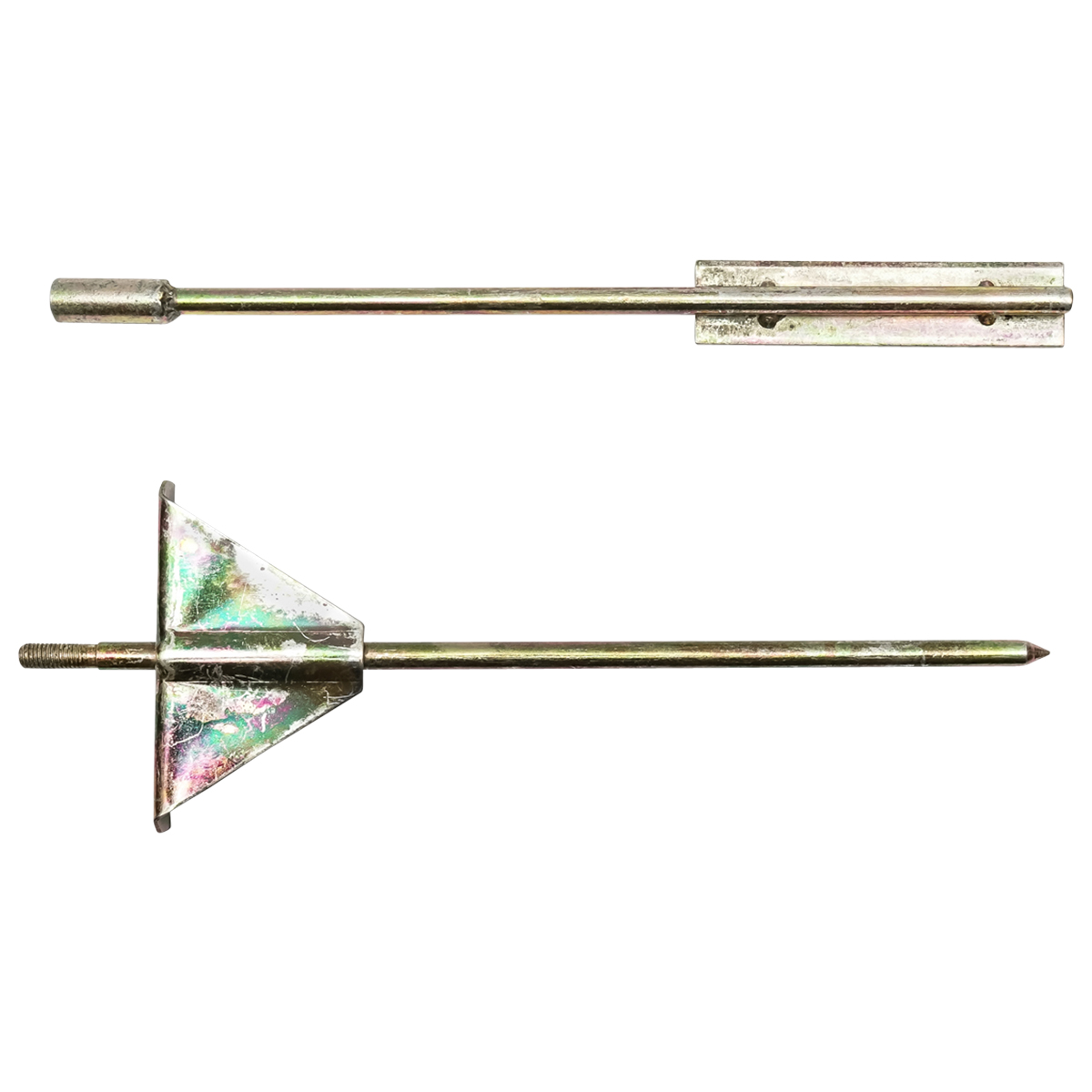 Bara metalica pentru impamantare 700mm pentru gard electric Breckner Germany - imagine 2
