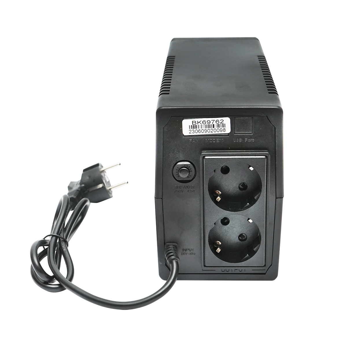 UPS 600VA/360W cu baterie 7Ah si 2 prize schuko AVR Breckner Germany - imagine 3