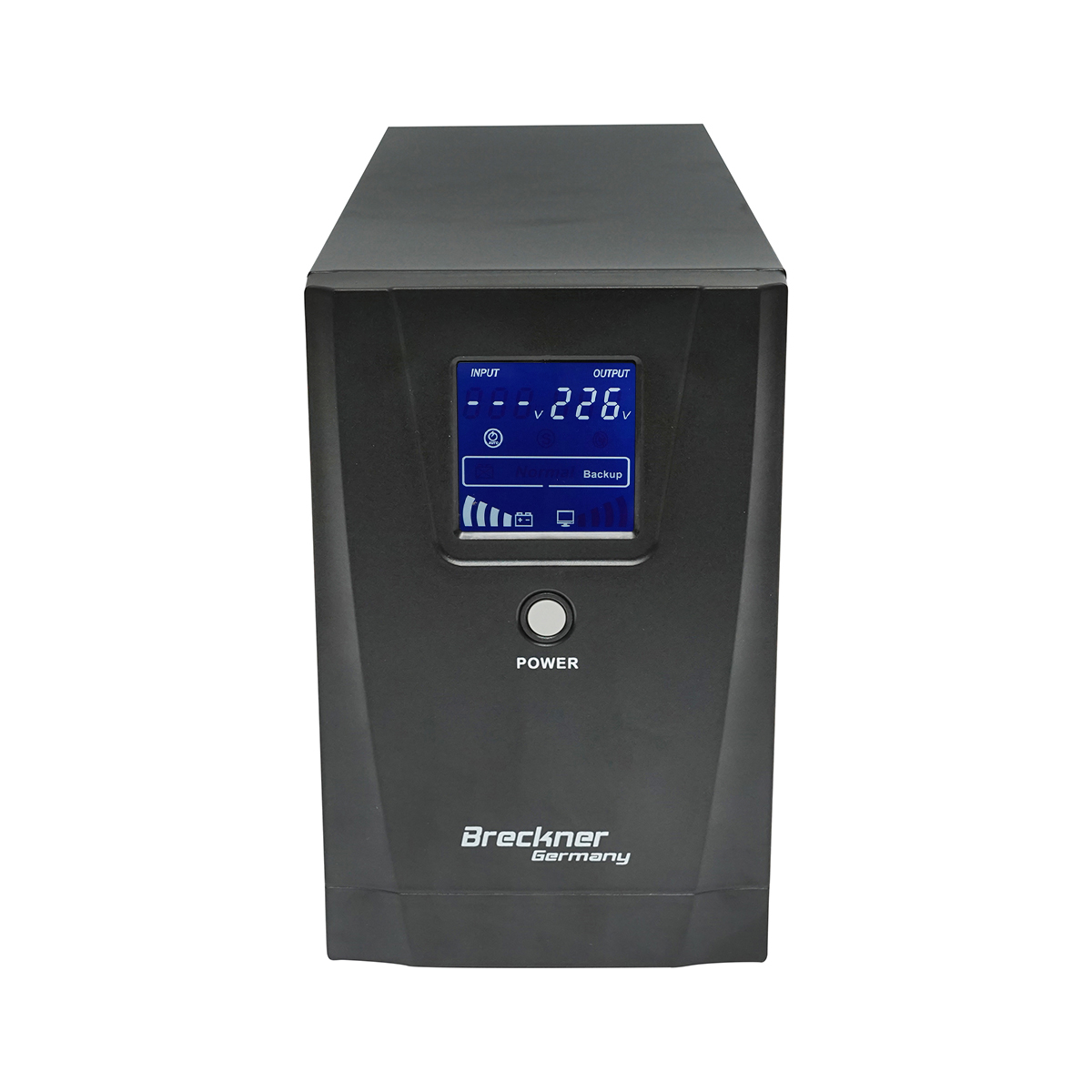 UPS 2000VA/1200W cu baterii 2x9Ah si 2 prize shuko, LCD, USB, AVR Breckner Germany