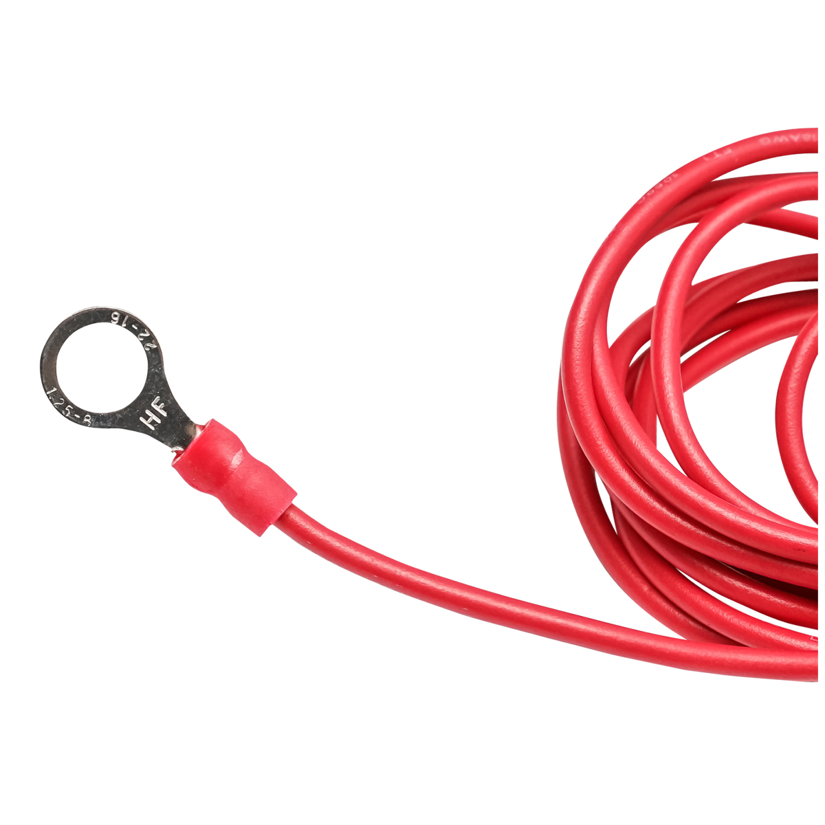 Cablu de racordare cu clema crocodil rosu pentru gard electric - imagine 3