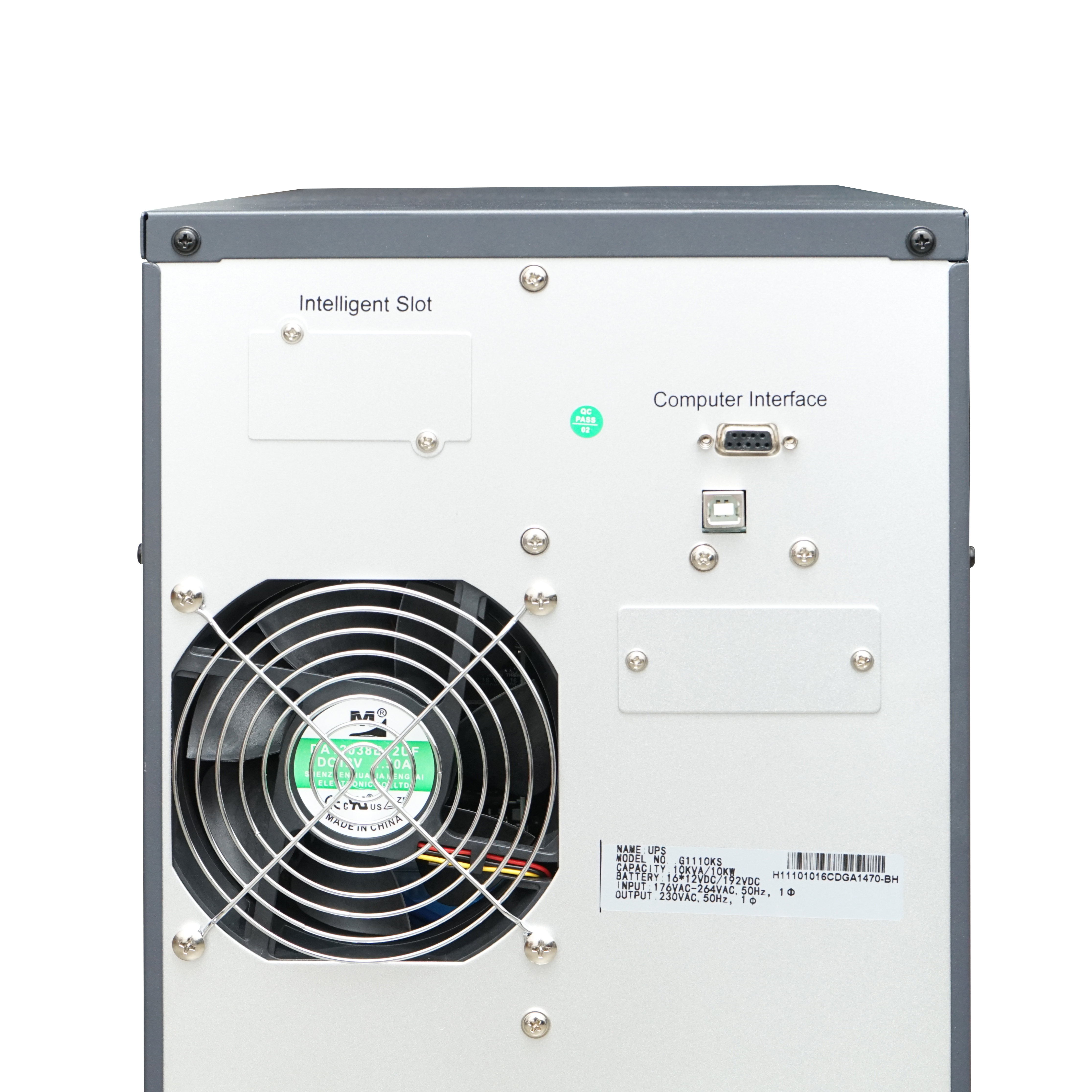 UPS monofazic 10KVA/10KW cu baterii 16x9Ah LCD, USB, AVR Breckner Germany - imagine 4