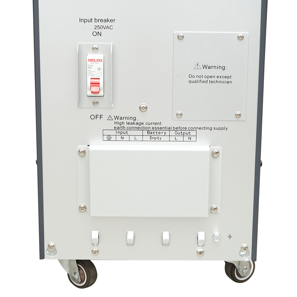 UPS monofazic 10KVA/10KW cu baterii 16x9Ah LCD, USB, AVR Breckner Germany - imagine 7