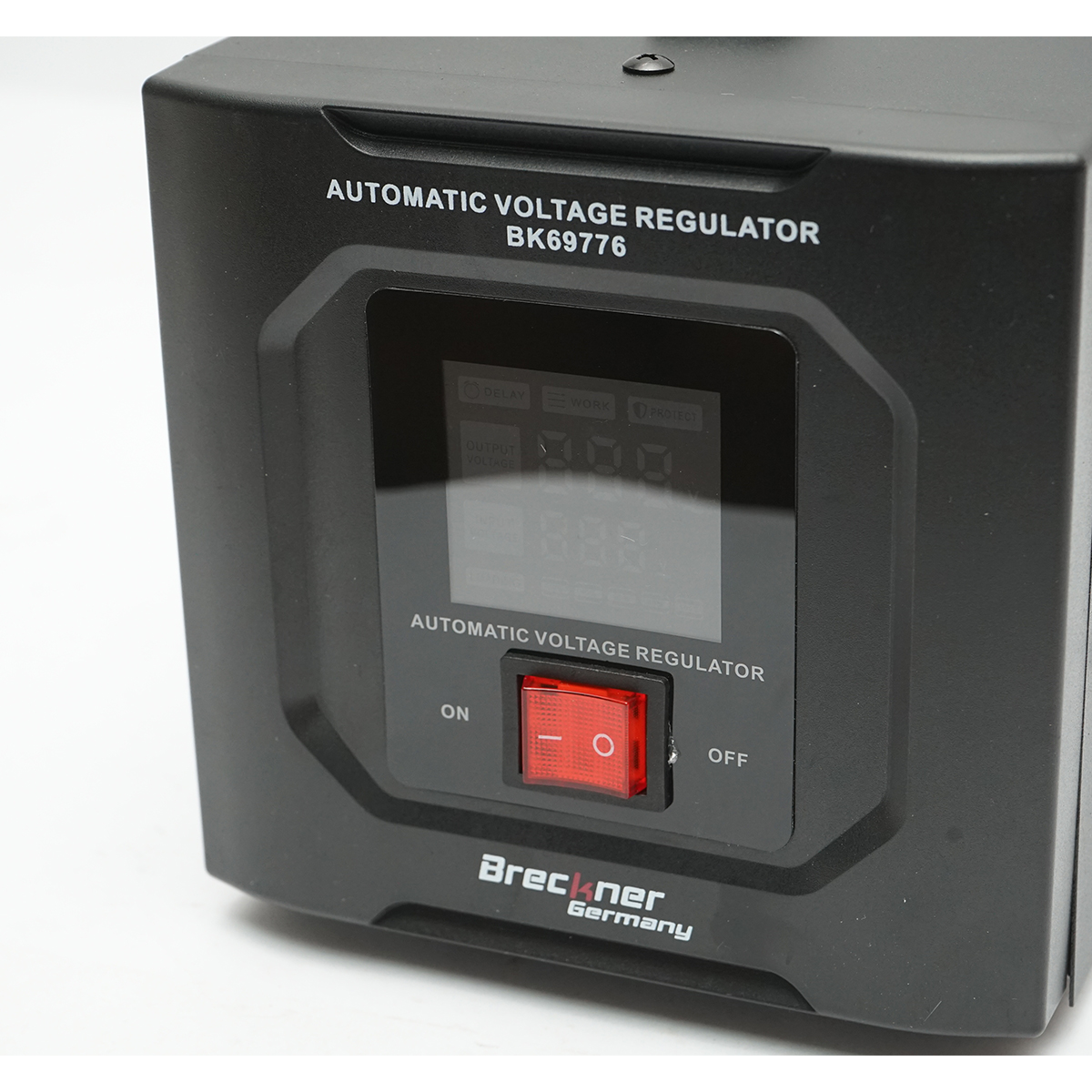 Stabilizator automat de tensiune 1000VA, 600W, 140-250VAC cu releu monofazat, 1 priza Schuko 230V, afisaj LCD Breckner Germany - imagine 8