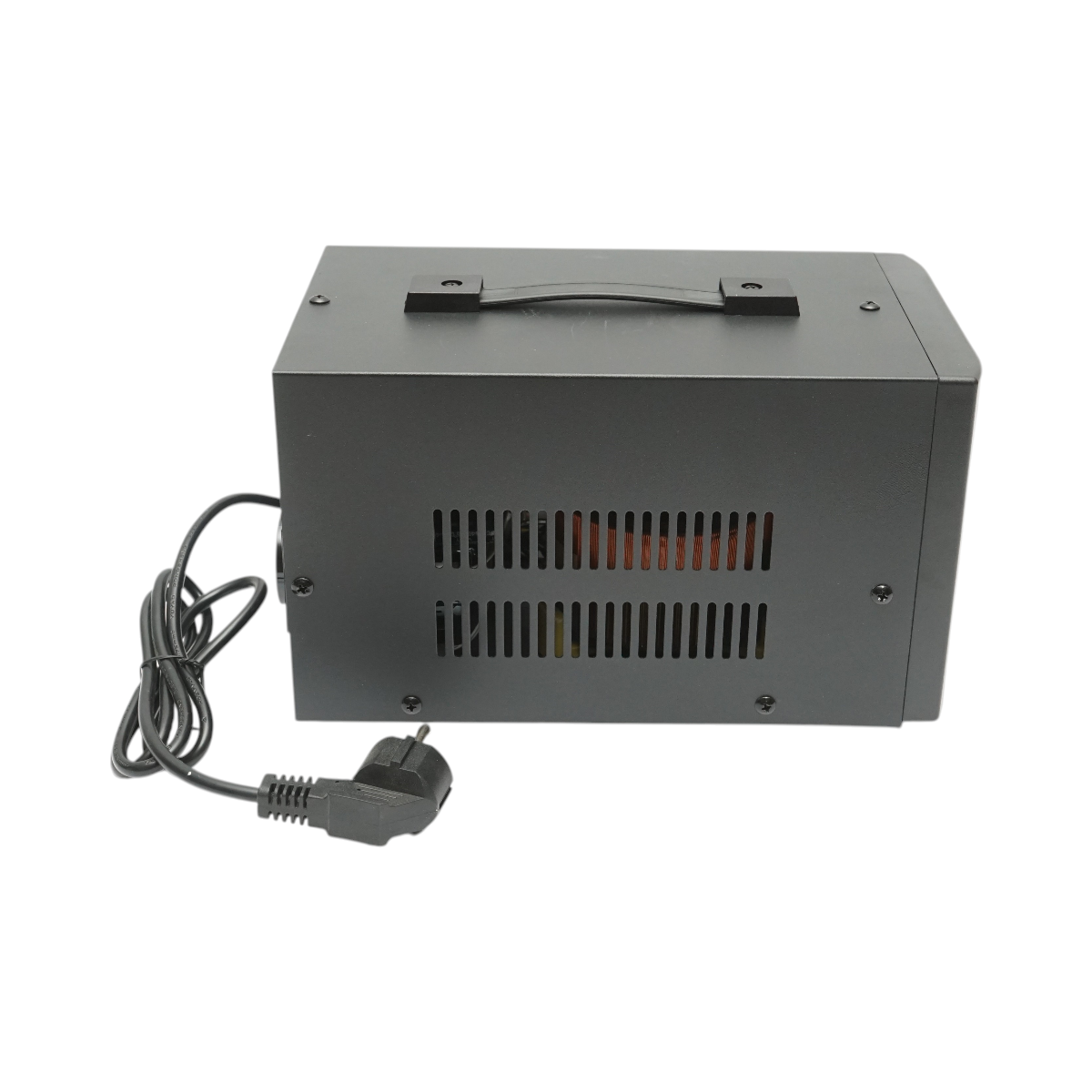 Stabilizator automat de tensiune 1000VA, 600W, 140-250VAC cu releu monofazat, 1 priza Schuko 230V, afisaj LCD Breckner Germany - imagine 5